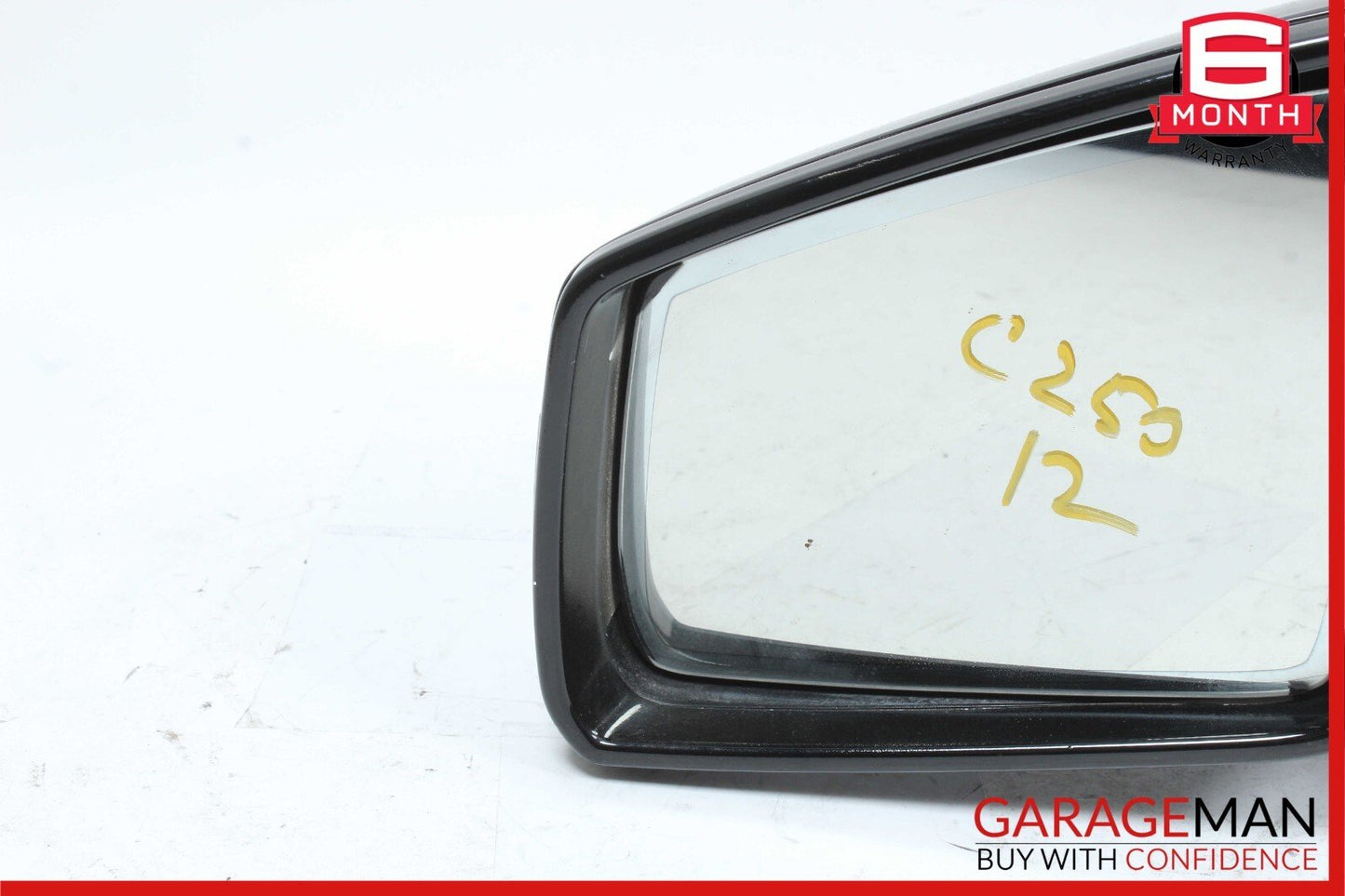 12-14 Mercedes W204 C250 C63 AMG Front Left Side Mirror Rear View Door Black