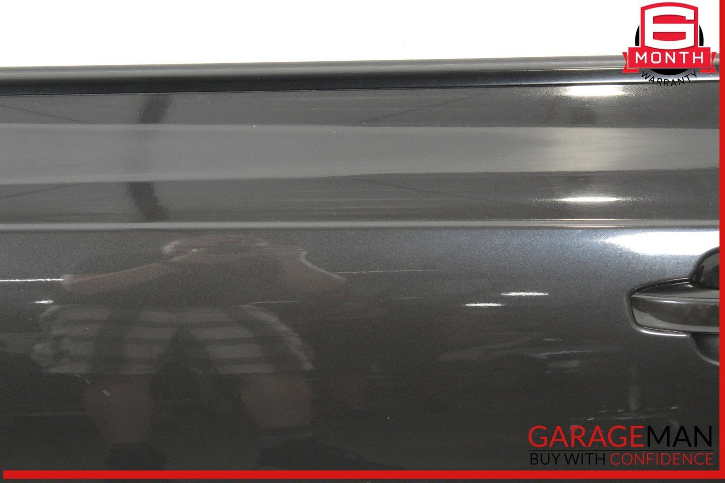 12-18 Audi A7 RS7 S7 Rear Left Driver Side Door Shell Panel Black OEM