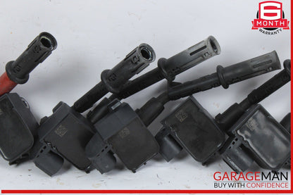 11-20 Mercedes X166 GL450 GL550 Engine Ignition Coil Spark Plug Set of 8 Pc OEM