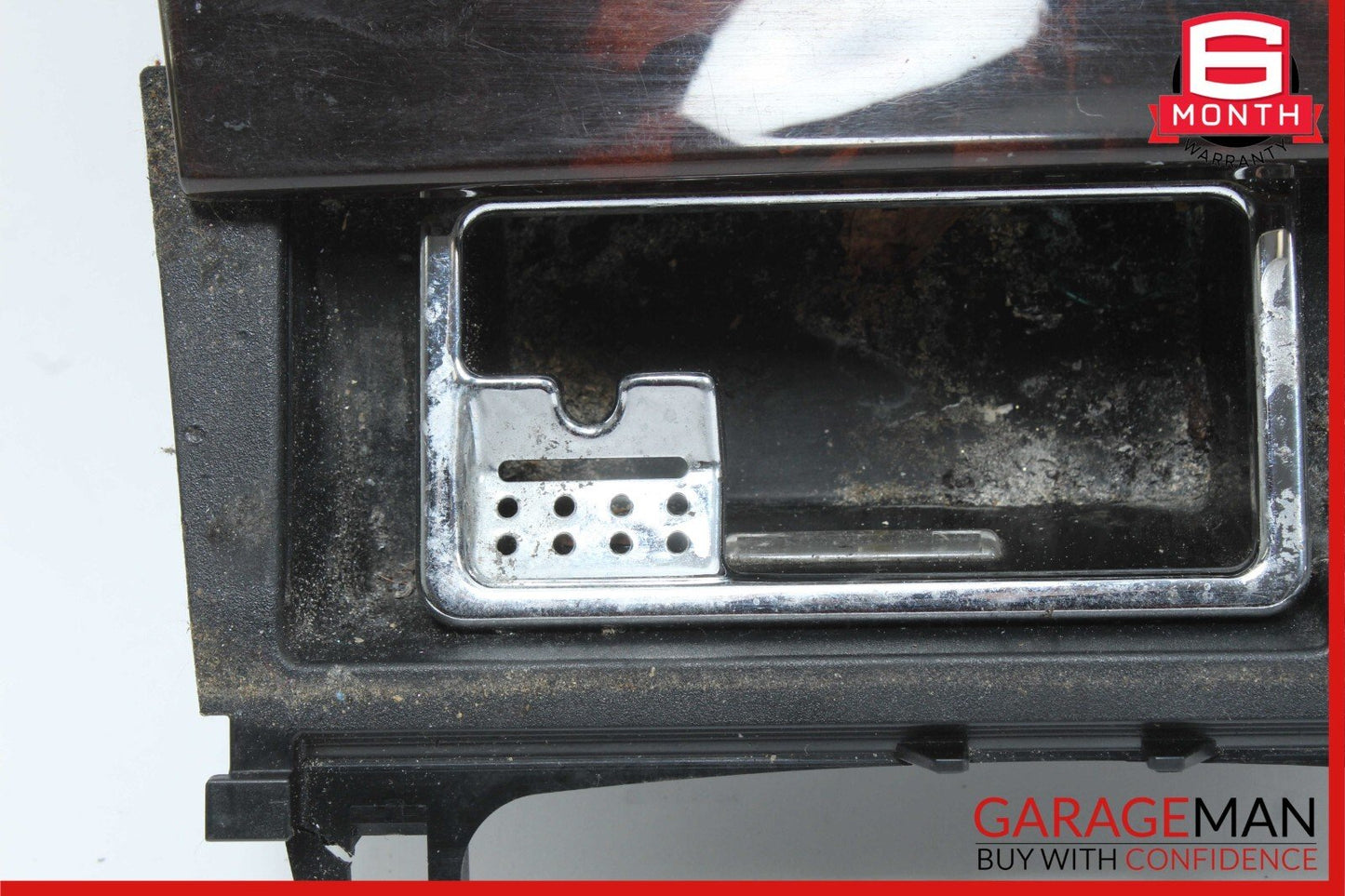 08-17 Mercedes W204 C250 Center Console Ashtray Ash Tray Compartment Wood OEM
