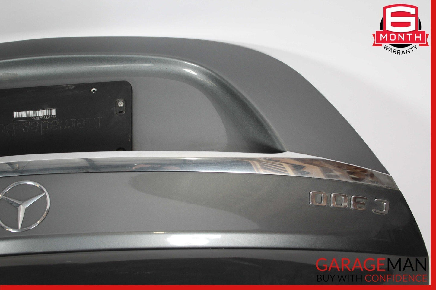 15-20 Mercedes W205 C300 C350 C43 Sedan Rear Trunk Lid Deck Panel Selenite Gray