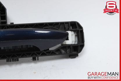 10-13 Mercedes W212 E350 E550 Rear Left Side Exterior Door Handle Assembly Blue
