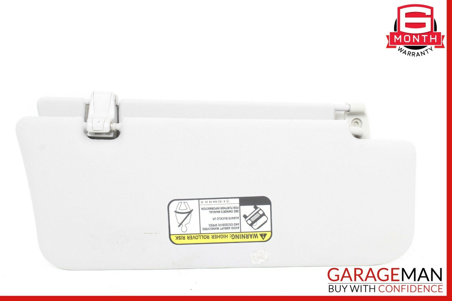 06-12 Mercedes W164 ML350 GL450  Sun Visor Sunvisor Left Driver Side Gray OEM