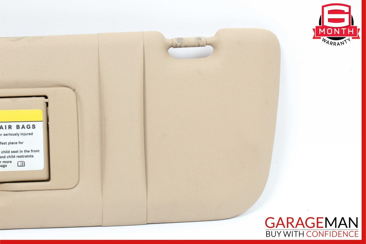 09-13 Mercedes W251 R320 R500 Front left Side Sun Visor Sun Shade Brown OEM