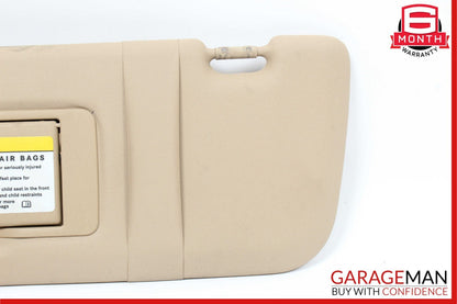 09-13 Mercedes W251 R320 R500 Front left Side Sun Visor Sun Shade Brown OEM