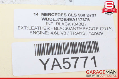 08-18 Mercedes W218 CLS500 E350 C300 C250 Rear Left Door Control Module Unit OEM