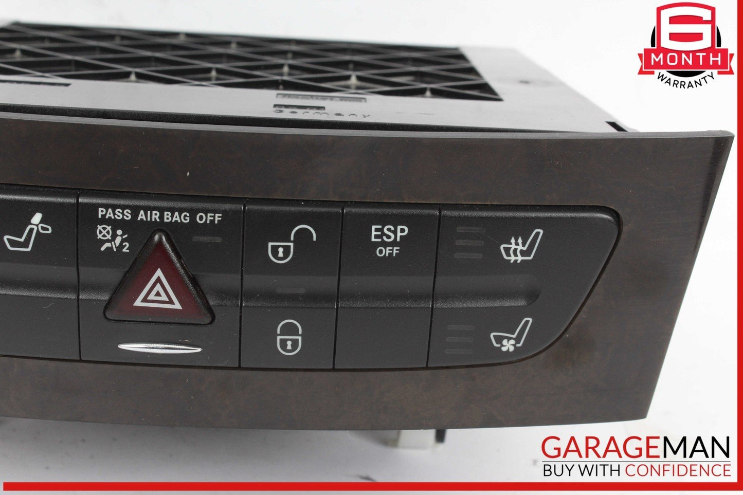 03-09 Mercedes W219 CLS500 E500 Hazard Switch Control Panel 2116800552 OEM