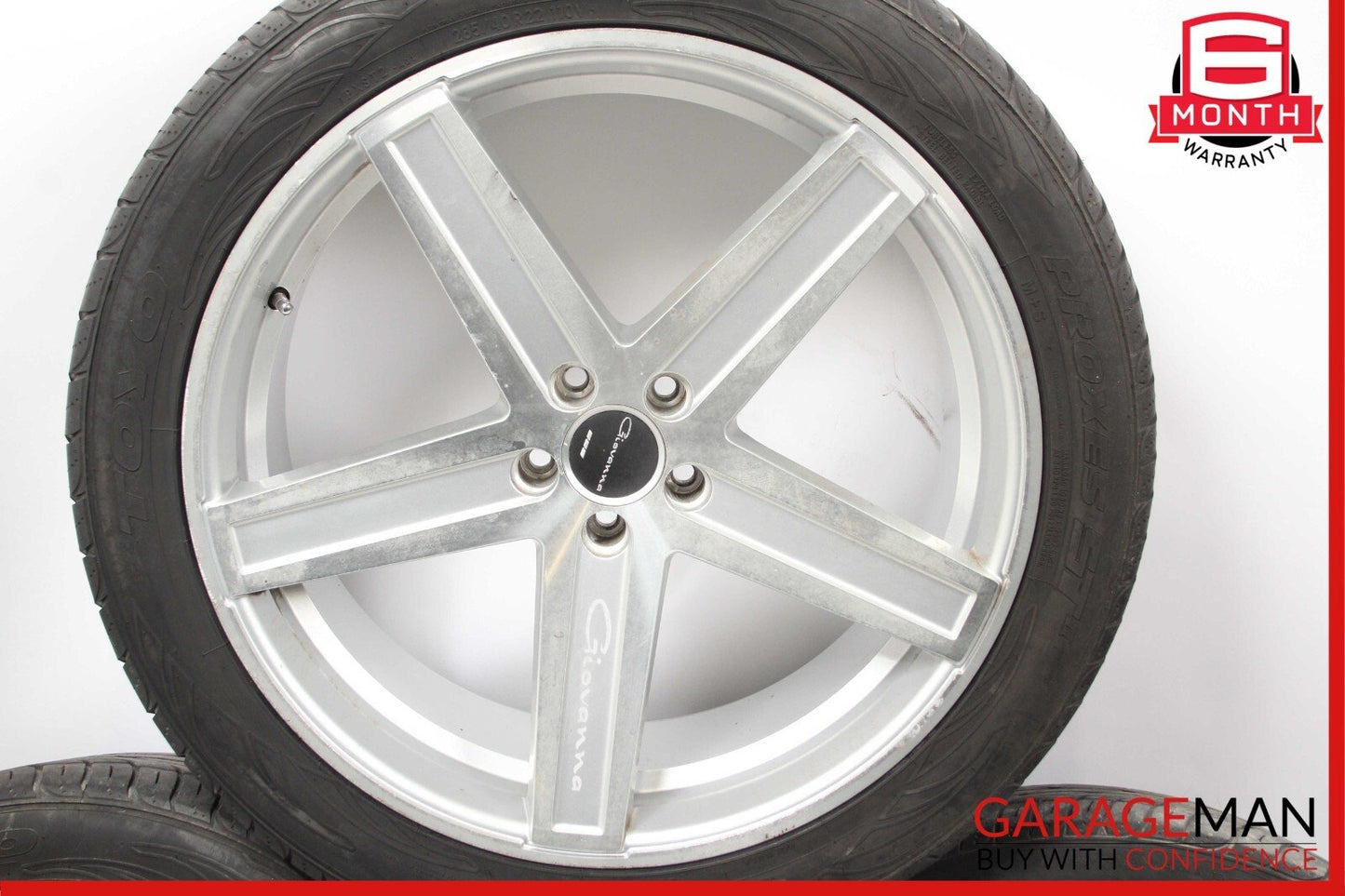 Giovanna Wheel Tire Rim Set of 4 Pc 22x9J Tires 285/40 R22 110V