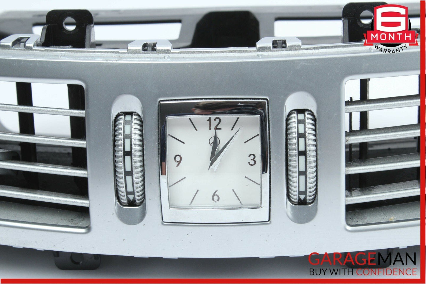 07-13 Mercedes W221 S550 S600 Dash Dashboard Air AC A/C Vent Clock Trim Assembly