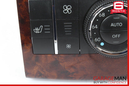 06-12 Mercedes R350 ML450 GL450 Rear AC A/C Heater Climate Control Switch Wood