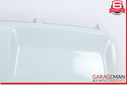 13-17 Audi Q5 Rear Bumper Spoiler Trim White 8R0807819L OEM