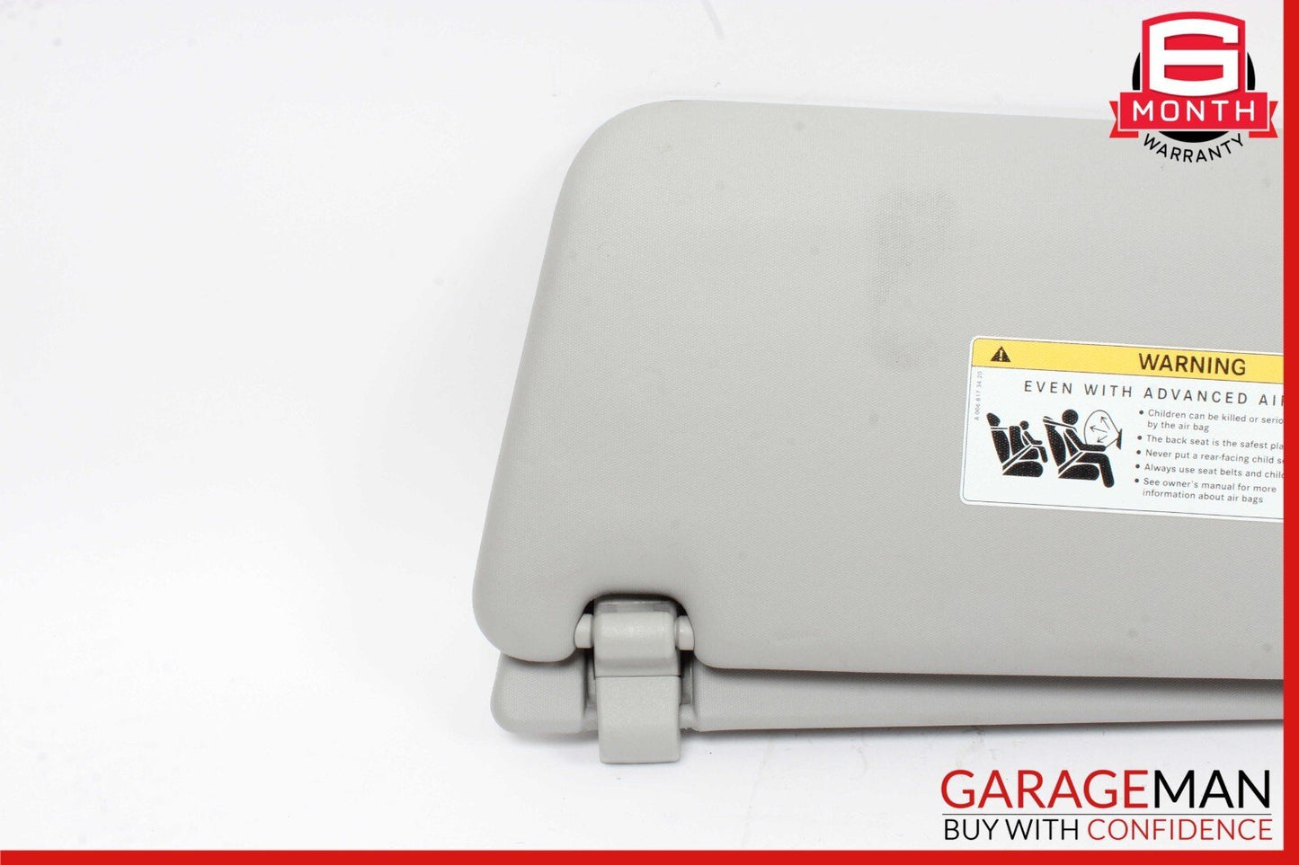 12-16 Mercedes X166 GL450 ML400 Sun Visor Sunvisor Right Passenger Side Gray OEM