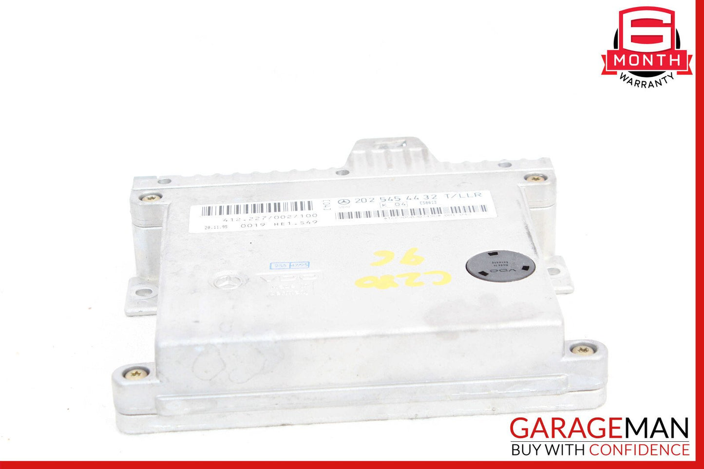 94-98 Mercedes W202 C280 Cruise Control Module 2025454432 OEM