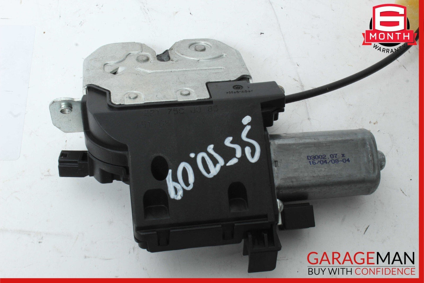 07-14 Mercedes W221 S550 CL550 Rear Trunk Lid Lock Latch Actuator Mechanism OEM