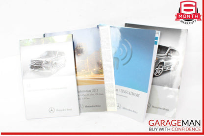 13 Mercedes X166 GL450 Owners Owner Operator Guide Manual Book Set w/ Case OEM