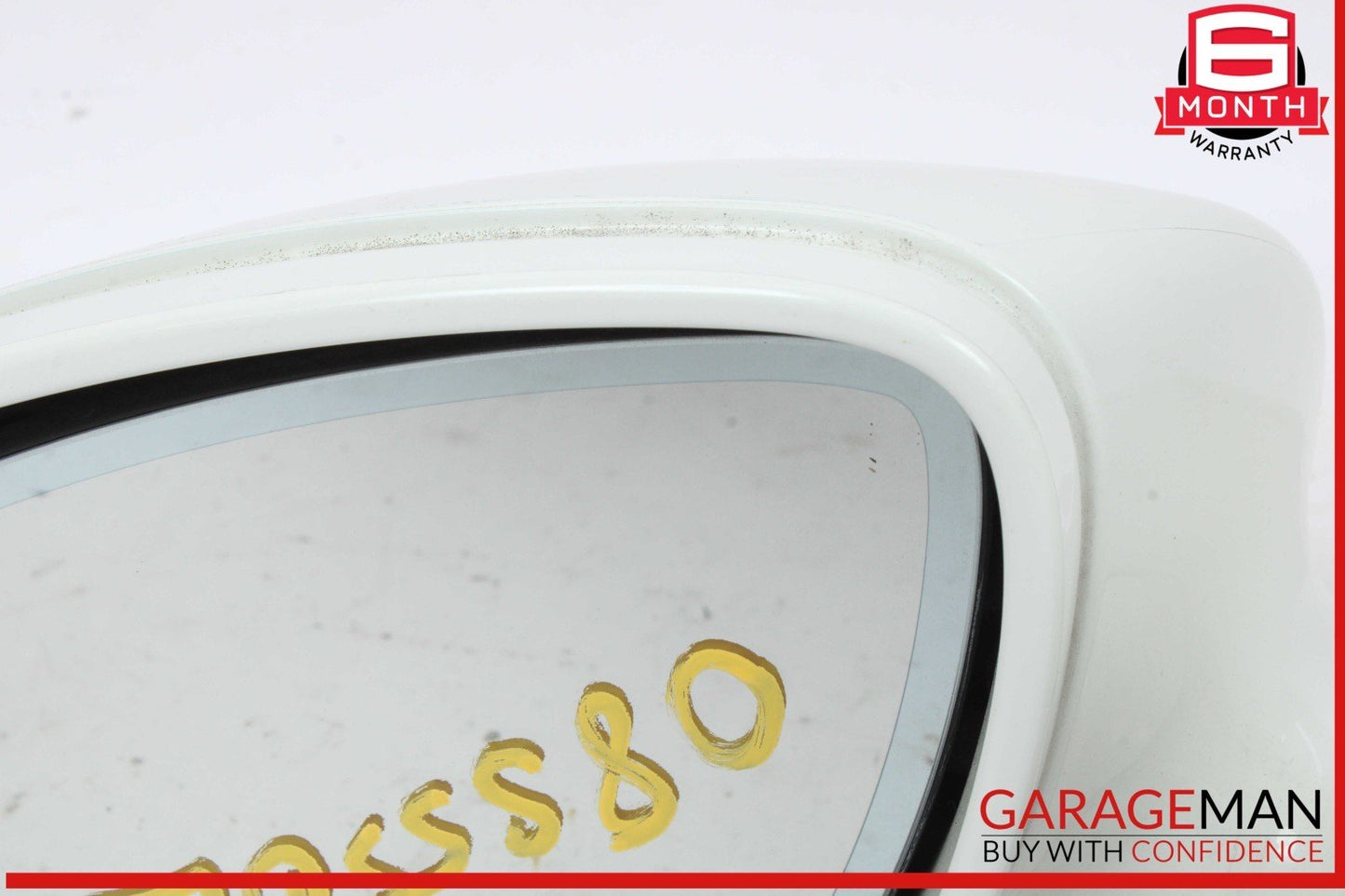 07-09 Mercedes W221 S550 S600 Front Left Side Door Rear View Mirror White OEM