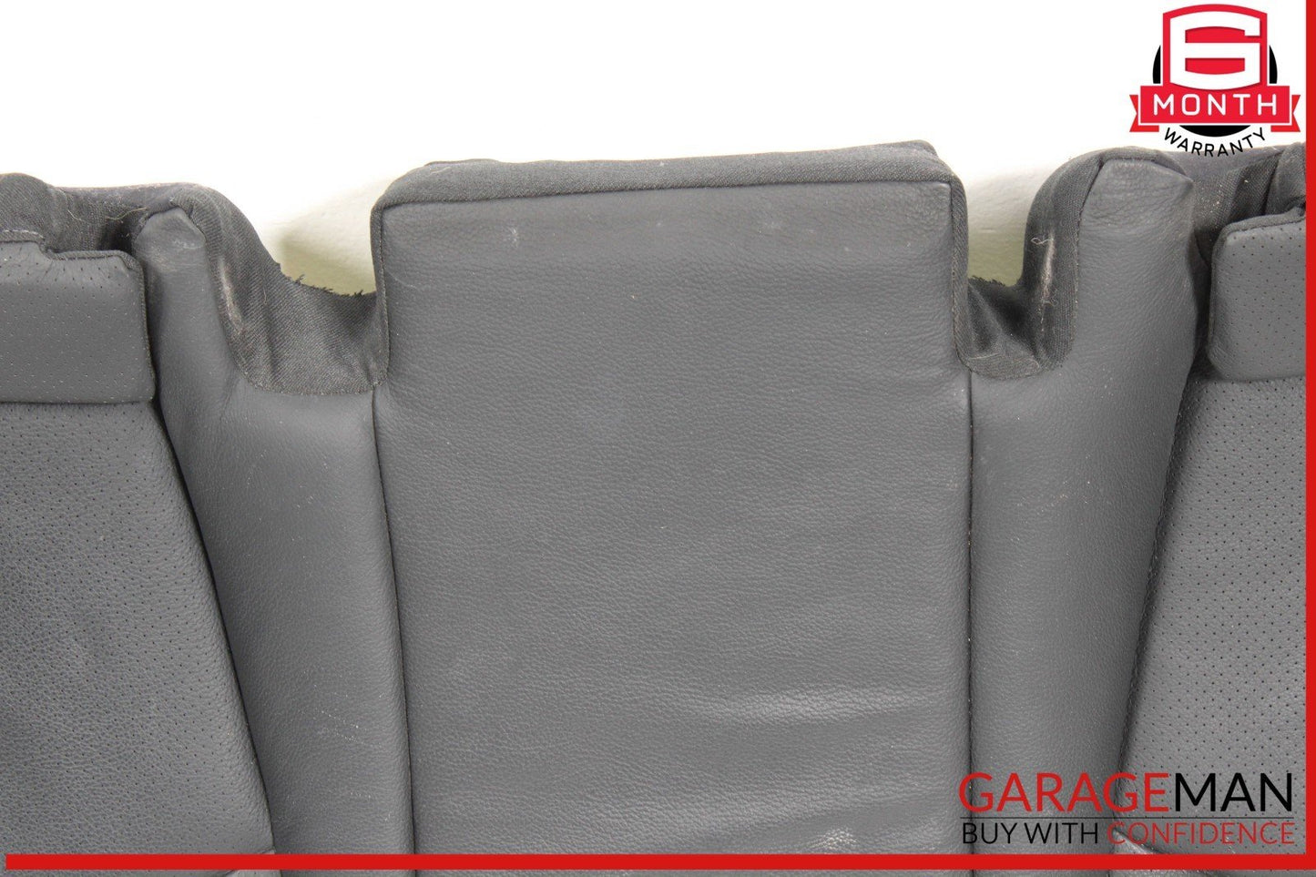 03-06 Mercedes W211 E320 E500 E55 AMG Rear Seat Lower Cushion Leather Black OEM