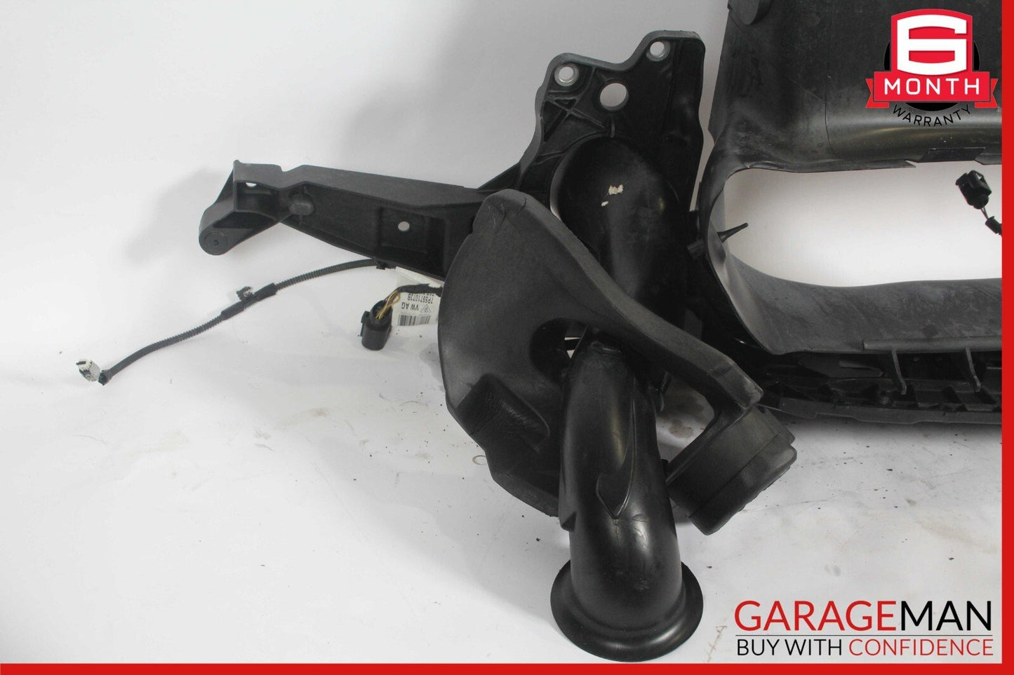 11-14 Porsche Cayenne 958 Hybrid S Radiator Coolant Hose Air Duct Pipe Assy OEM
