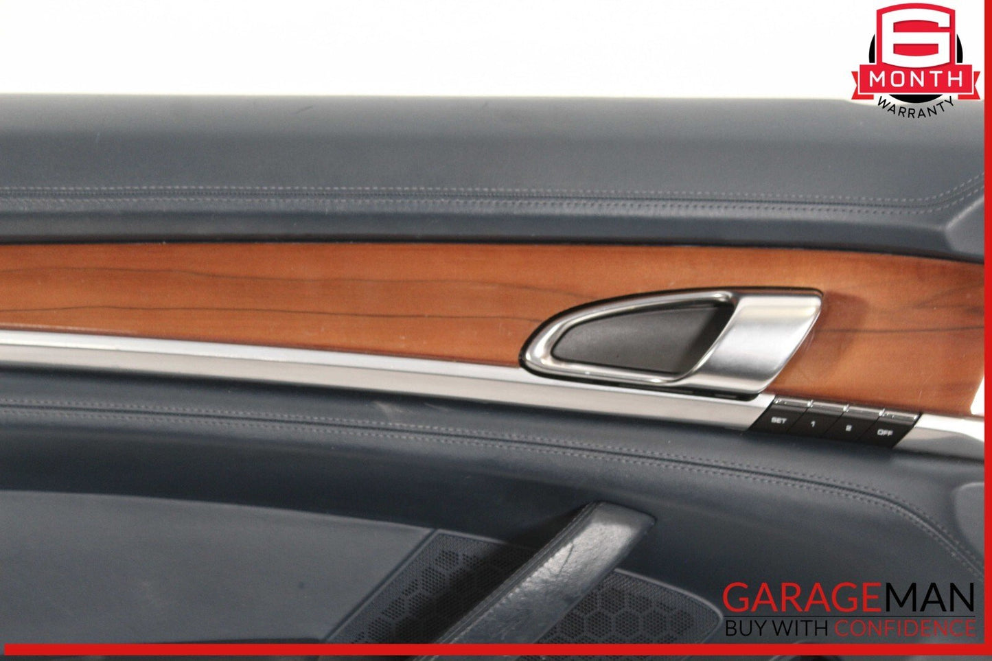 10-16 Porsche Panamera 970 Front Left Side Interior Door Panel Black OEM