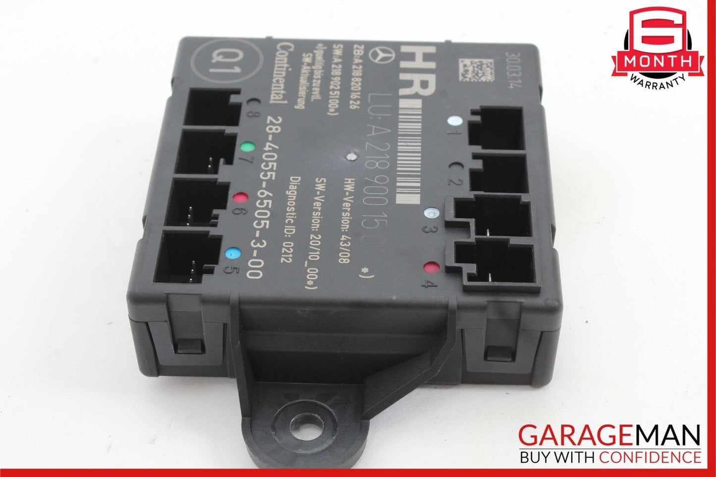 08-18 Mercedes W204 C250 C300 CLS550 Rear Right Side Door Control Module Unit