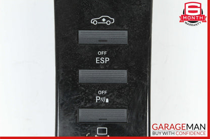 07-14 Mercedes W221 S550 CL600 Dashboard Dash Control Switch Panel Trim Assy