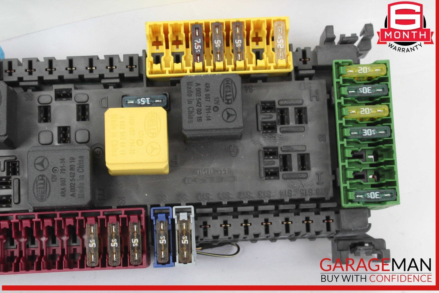 12-16 Mercedes X166 GL450 GL550 ML550 Rear Relay Fuse Box 1669063901 OEM