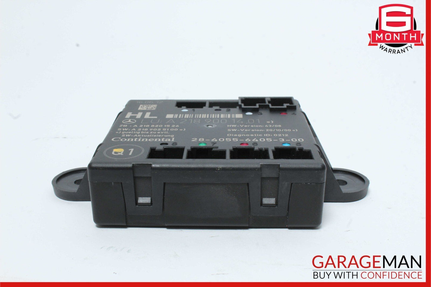 08-18 Mercedes C250 GLK350 CLS550 Rear Left Side Door Control Module Unit
