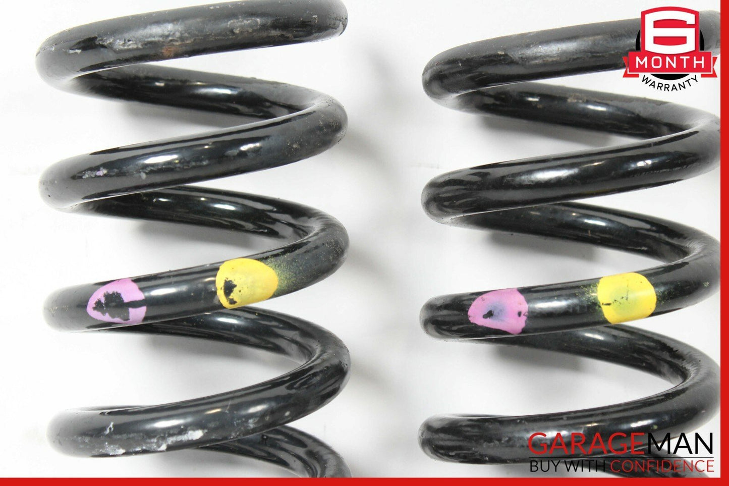 08-14 Mercedes W204 C300 Rear Left & Right Shock Absorber Coil Spring Set OEM