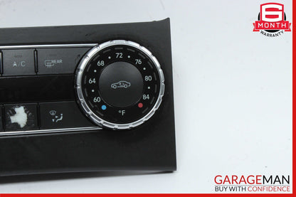 12-14 Mercedes W204 C250 AC A/C Climate Temperature Heater Switch Control Panel
