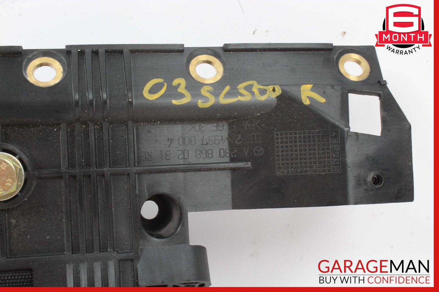 03-08 Mercedes R230 SL500 Rear Right Seat Belt Retractor Luggage w/Speaker OEM