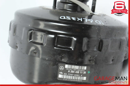 08-14 Mercedes X204 GLK350 Power Brake Booster Master Cylinder Reservoir OEM