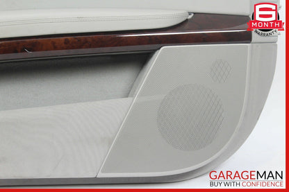 07-14 Mercedes W216 CL550 Front Right Passenger Side Interior Door Panel Gray
