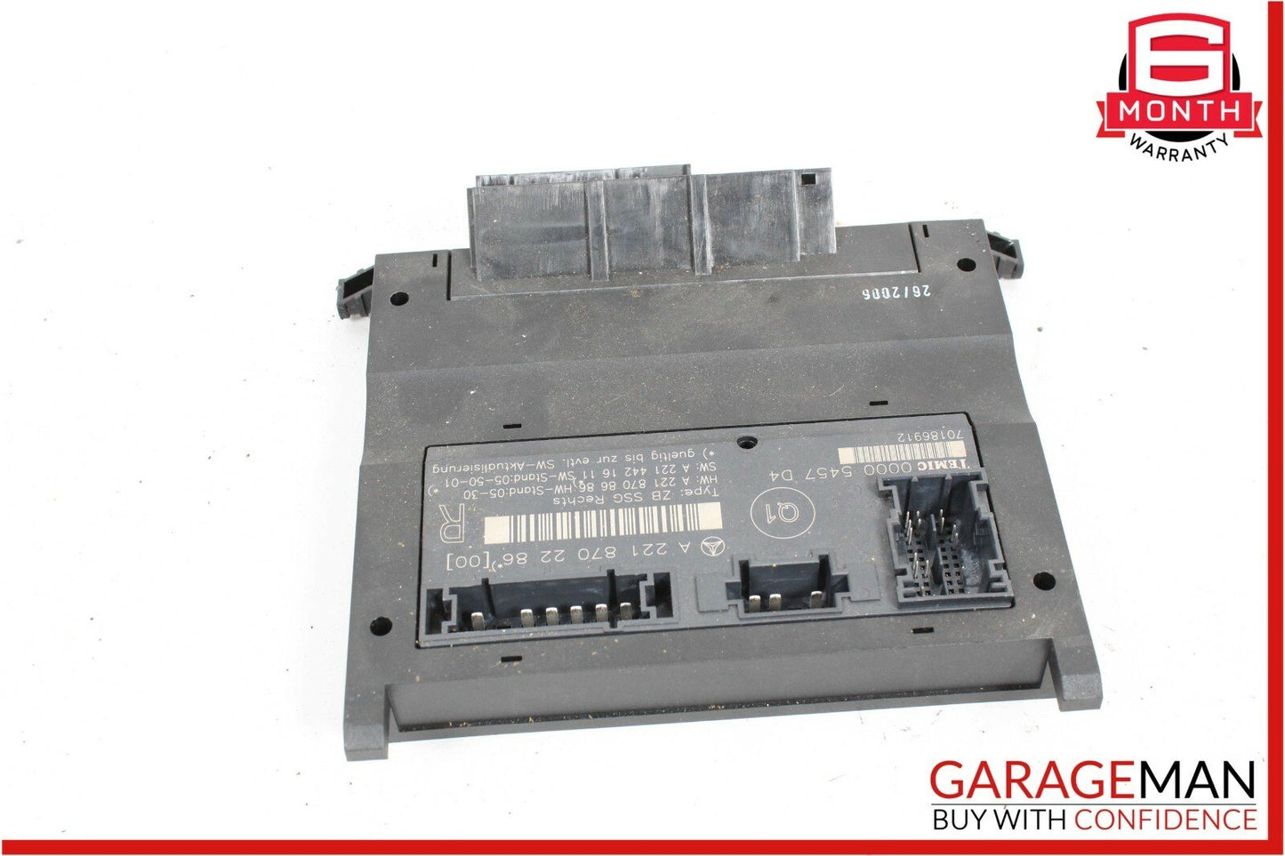 07-09 Mercedes W221 S550 Front Right Under Seat Controller Module