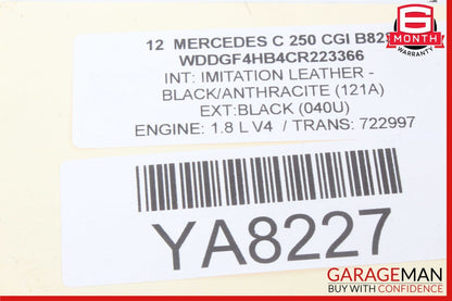 08-18 Mercedes W204 C250 E350 GLK350 Rear Right Side Door Control Module OEM