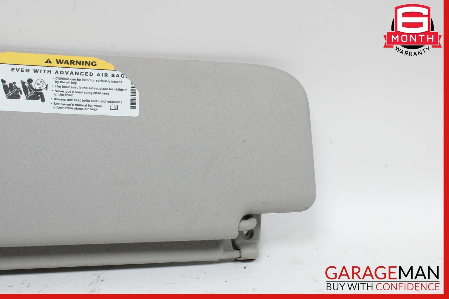 06-12 Mercedes X164 GL450 Front Right Side Sun Visor Sunvisor Shade Gray OEM