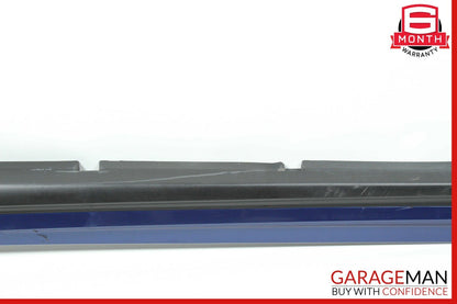 14-17 Maserati Ghibli Left Driver Side Rocker Skirt Molding Moulding Panel Blue
