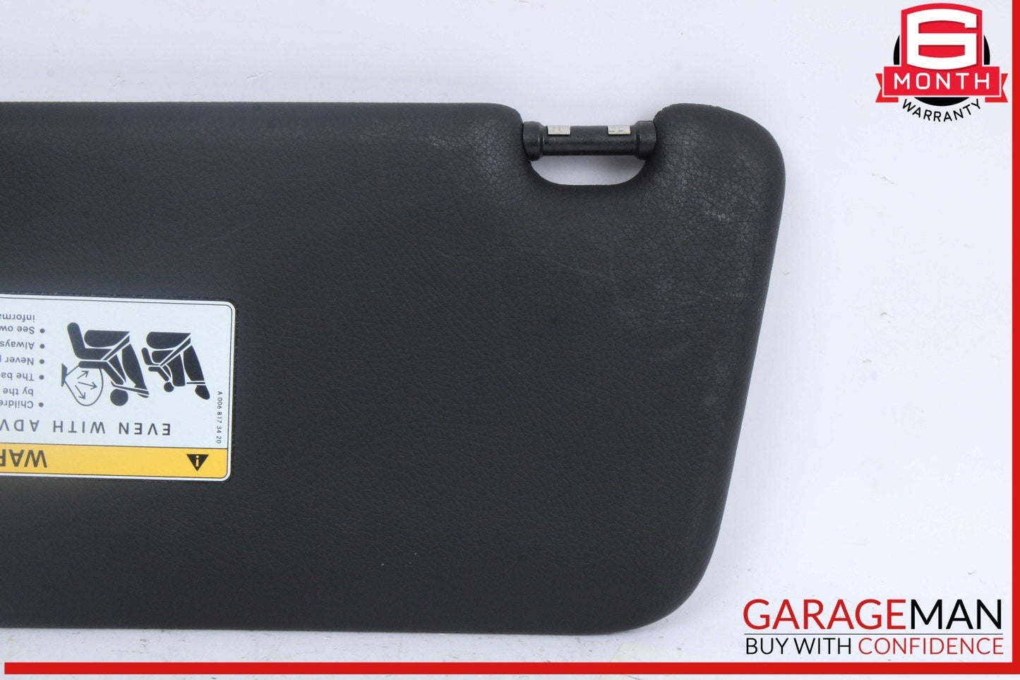 15-21 Mercedes W205 C300 Front Right Passenger Side Sunvisor Sun Visor Black OEM