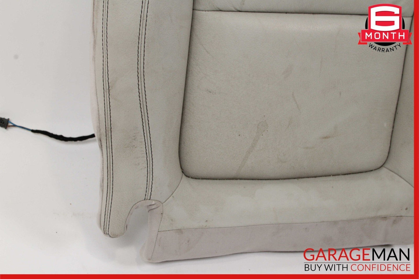 12-16 Mercedes R172 SLK250 Front Right Lower Bottom Seat Cushion Cover Gray OEM