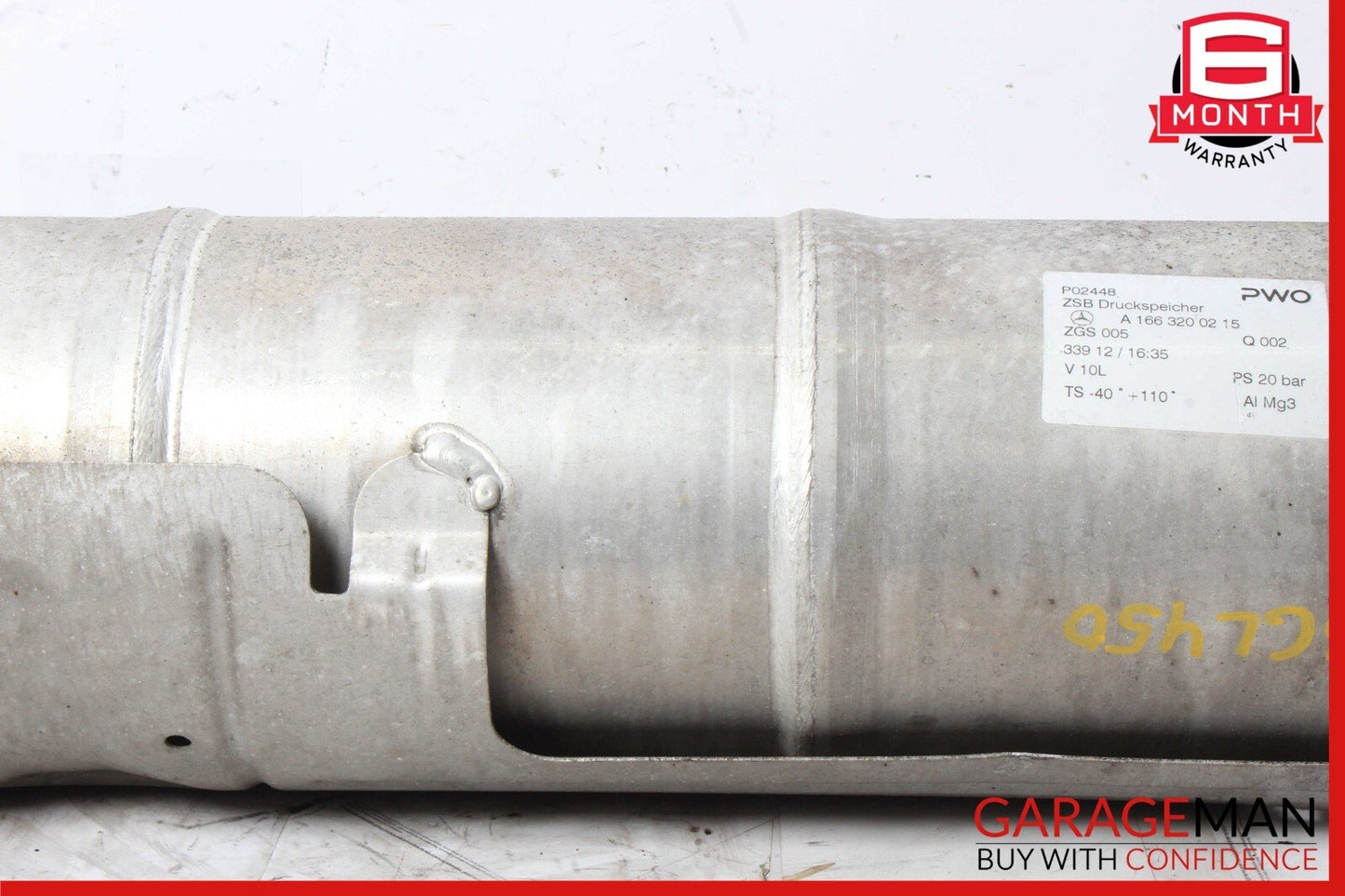 13-19 Mercedes X166 GL450 GLS63 AMG Airmatic Compressor Air Pressure Tank OEM