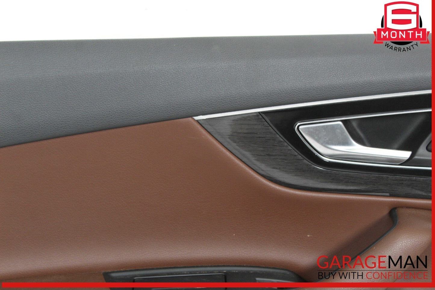 17-19 Audi Q7 Rear Left Driver Side Interior Door Panel Trim OEM