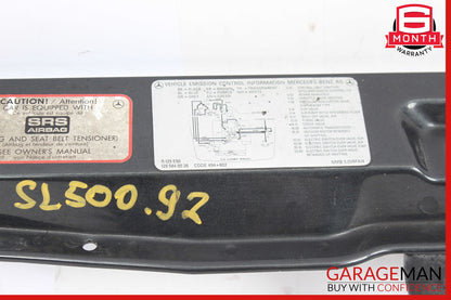 90-02 Mercedes R129 500SL SL500 SL320 300SL Upper Radiator Support Tie Bar OEM
