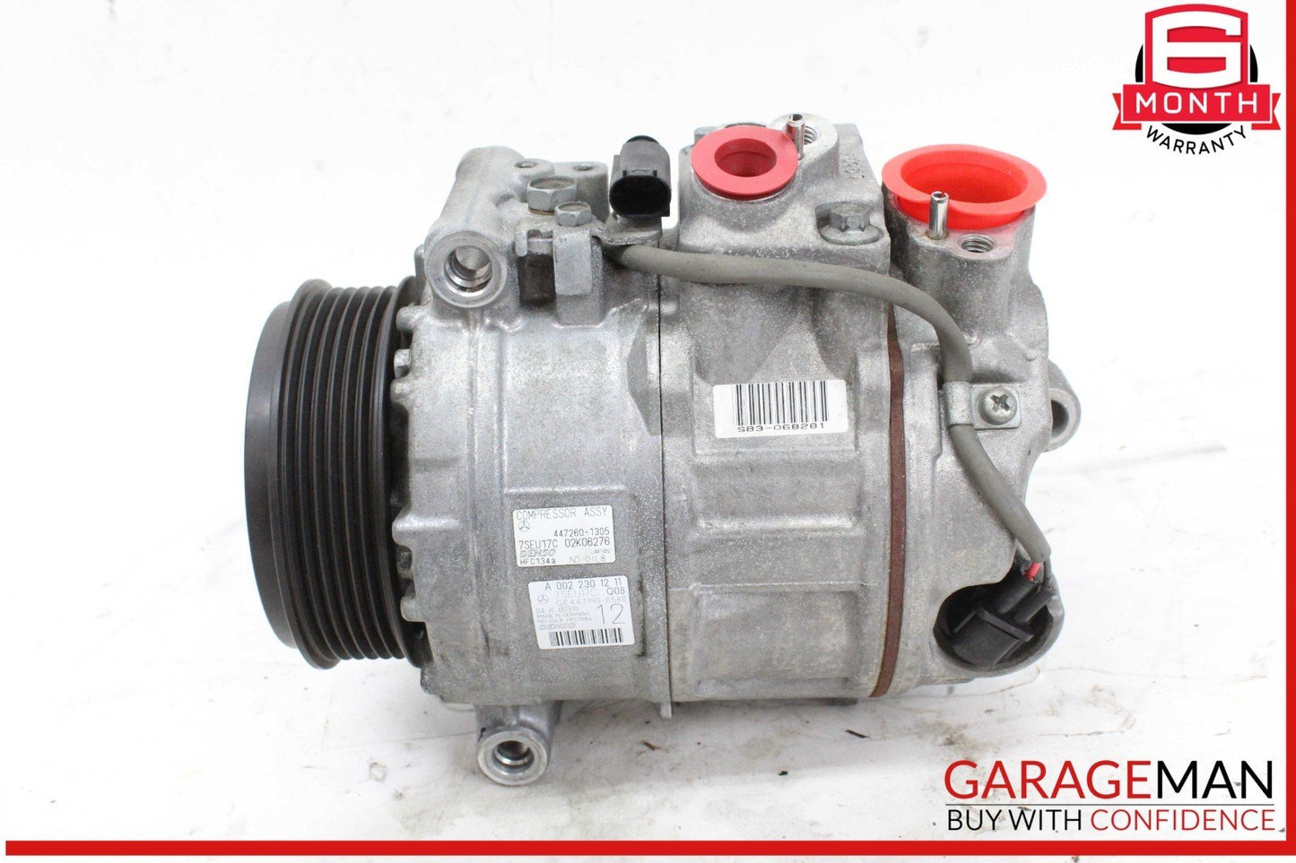 07-11 Mercedes W221 S550 CL550 A/C Air Conditioning Compressor 0022301211 OEM