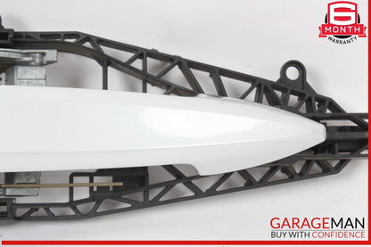 14-18 BMW X5 X6 Rear Left Driver Side Exterior Door Handle White OEM