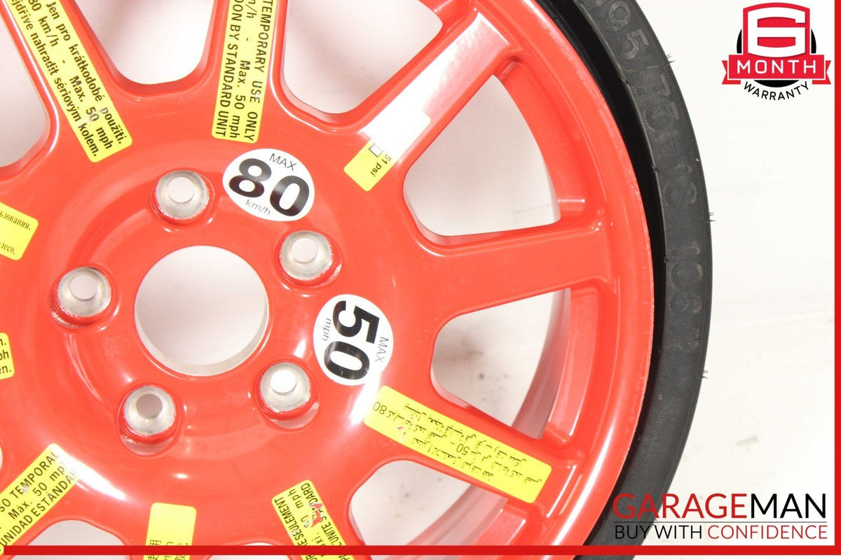 11-18 Porsche Cayenne 958 Emergency Spare Tire Wheel Donut Rim 18 18" OEM