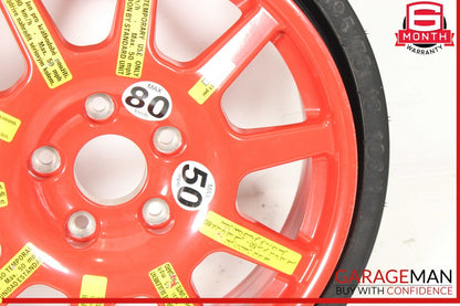 11-18 Porsche Cayenne 958 Emergency Spare Tire Wheel Donut Rim 18 18" OEM