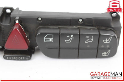 01-04 Mercedes W203 C32 AMG Dashboard Dash Hazard Light Control Switch Panel