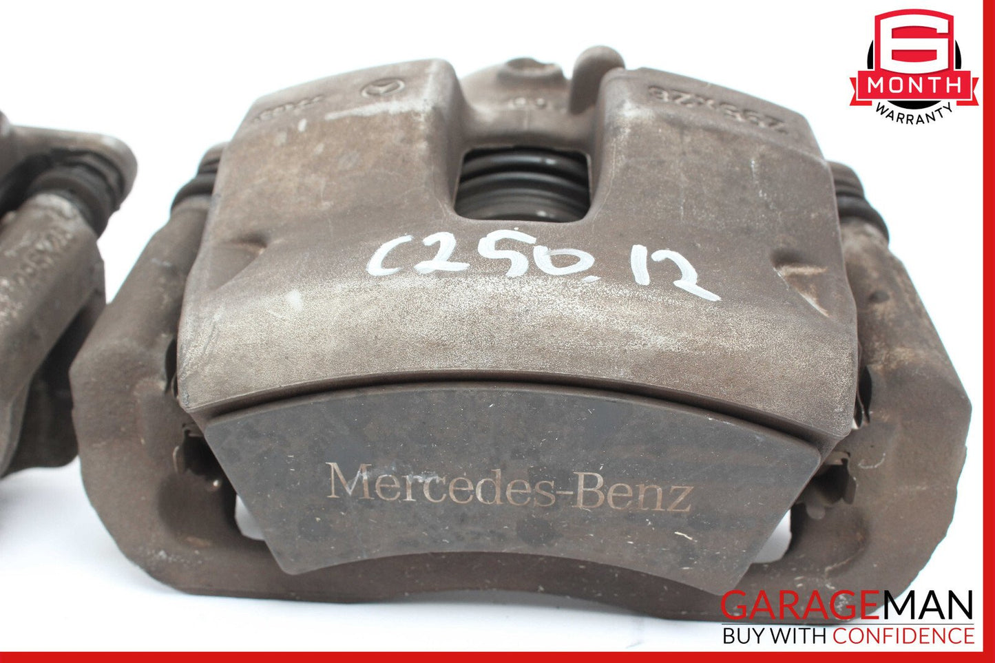 08-14 Mercedes W204 C250 Front Brake Calipers Left and Right Set OEM