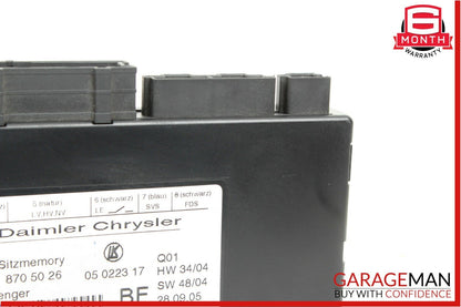 03-11 Mercedes CLS500 E350 GL450 Front Right Seat Control Controller Module OEM