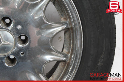90-02 Mercedes R129 SL320 SL500 SL600 8 x 16 R16 Wheel Tire Rim Chrome OEM