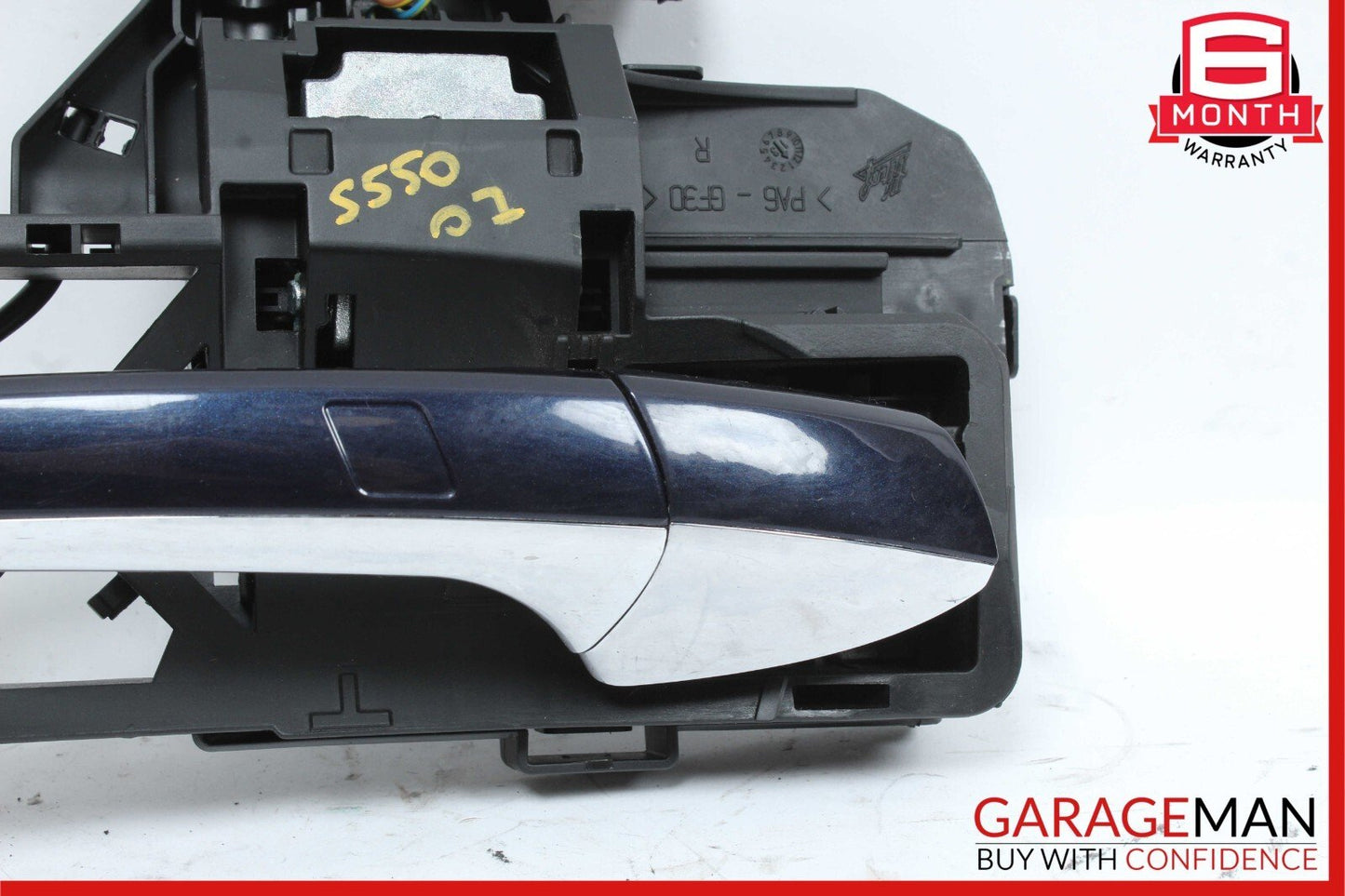 07-13 Mercedes W221 S550 Front Right Exterior Door Handle Keyless Go Blue OEM